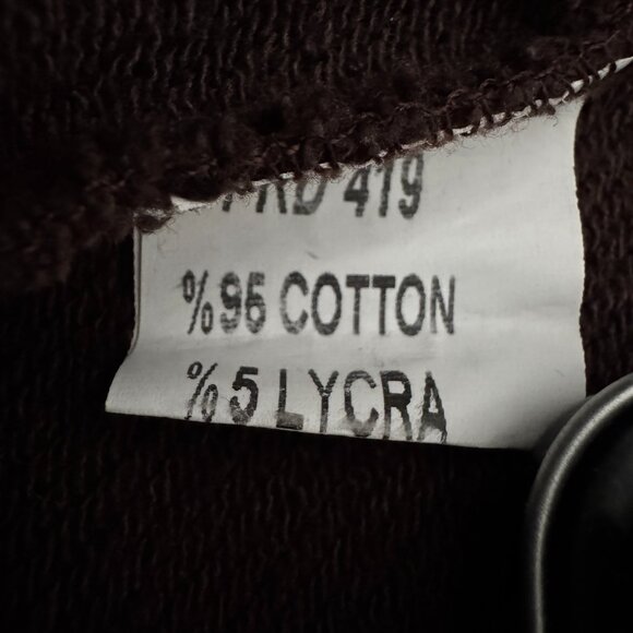 Women Loose Drop Shoulder Drawstring Hoodie Sweatshirt Brown, Size M/38 - Picture 17 of 17